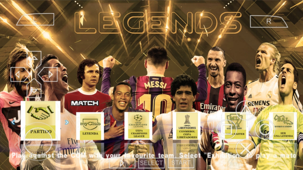 PES LEGENDS PSP