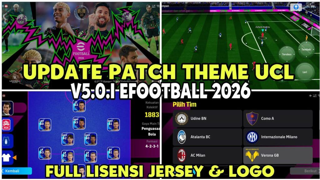 eFootball 2026 Mobile Patch UCL