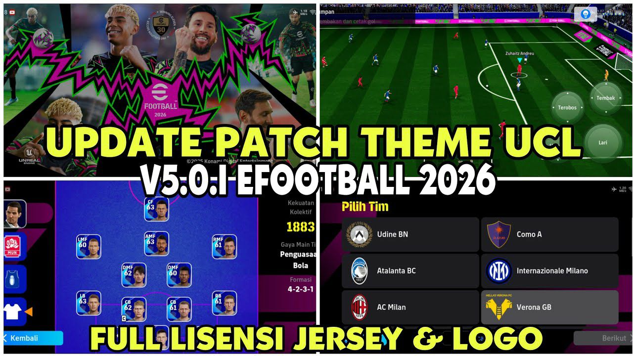 eFootball 2026 Mobile Patch UCL