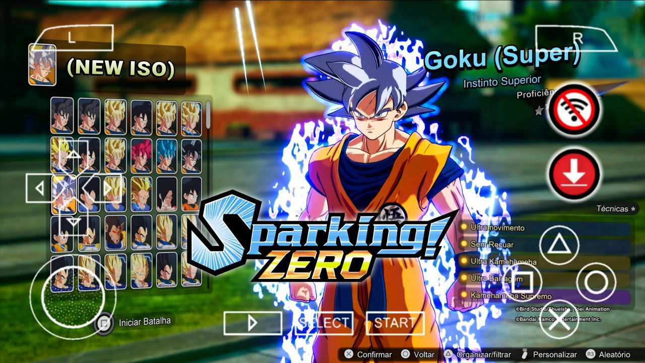 DRAGON BALL SPARKING ZERO TENKAICHI TAG TEAM DBZ TTT MOD PSP