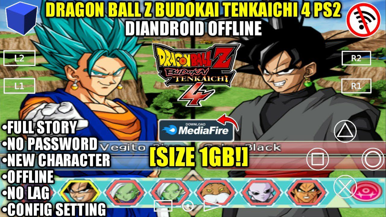 DRAGON BALL Z BUDOKAI TENKAICHI 4 PS2
