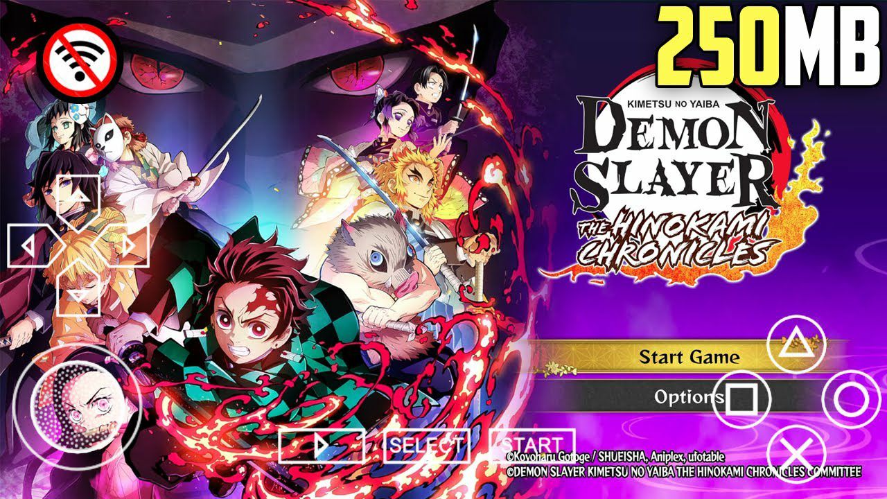 DEMON SLAYER HINOKAMI CHRONICLES PSP