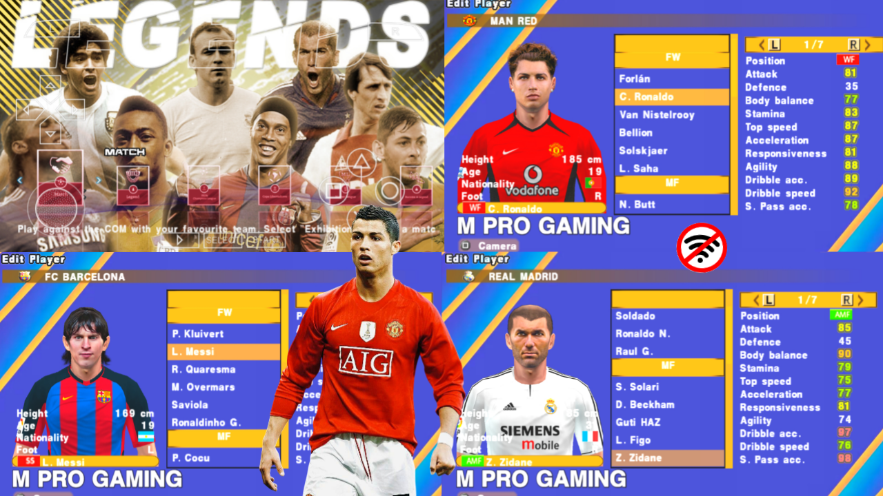 PES LEGENDS PSP