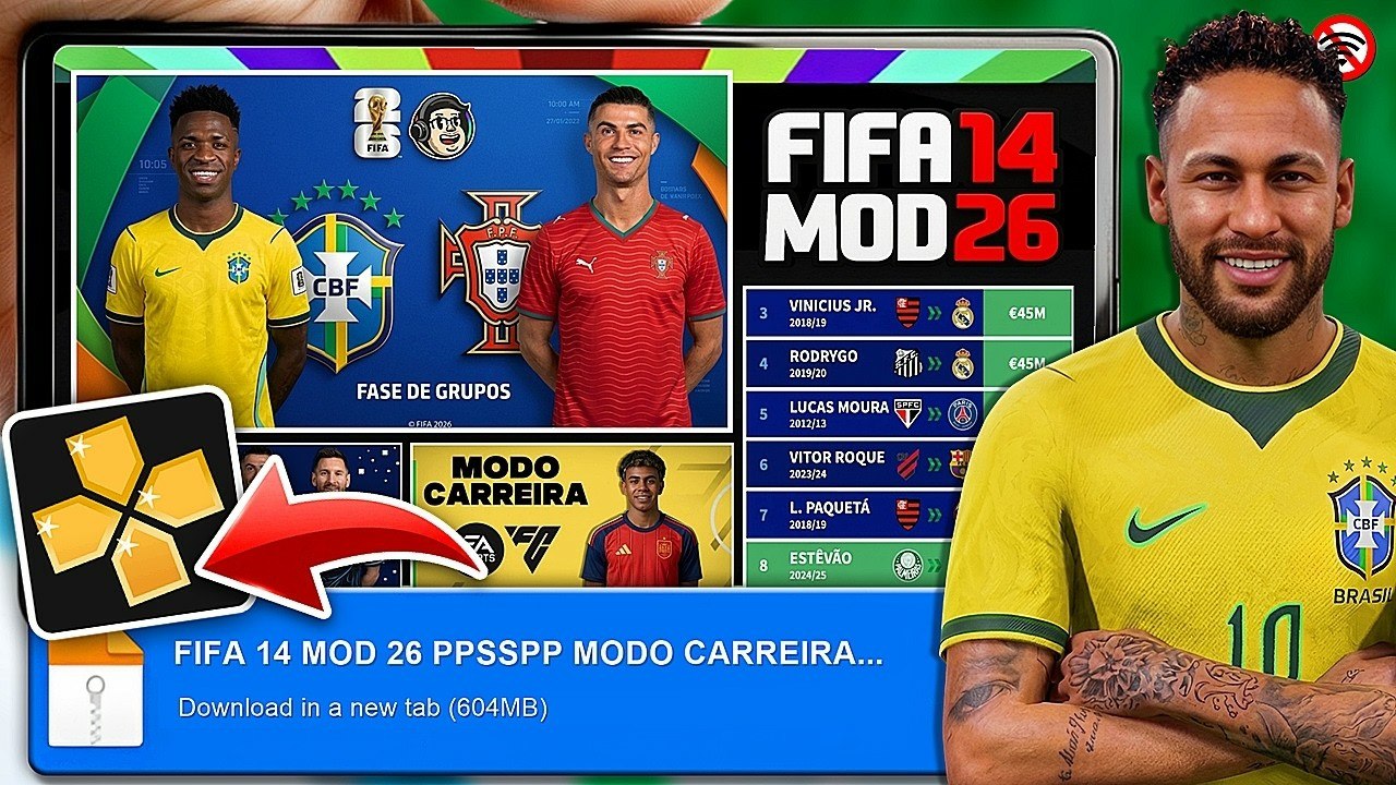 FIFA 14 MOD FC 26 PSP