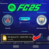 FIFA 14 MOD EA SPORTS FC 25 ISO PSP