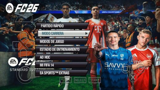 FIFA 14 MOD FC 26 PSP 1