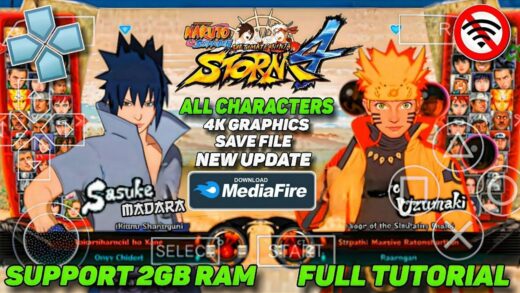 NARUTO ULTIMATE NINJA STORM 4 PSP