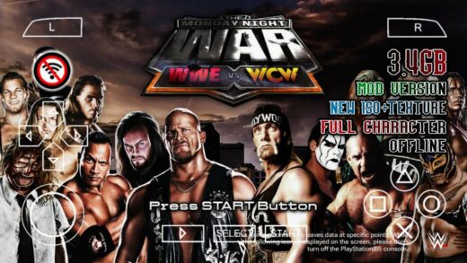 WWE VS WCW MONDAY NIGHT WAR 2K25 PSP