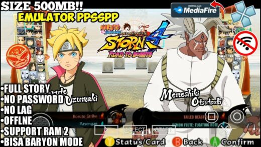NARUTO ULTIMATE NINJA STROM 4 ROAD TO BORUTO PSP