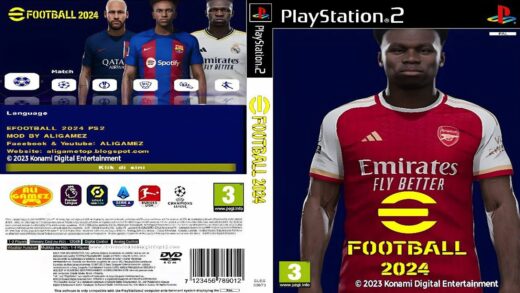 eFOOTBALL PES 2024 PS2 ISO HIGHLY COMPRESSED