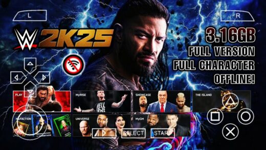 wwe 2k25 psp