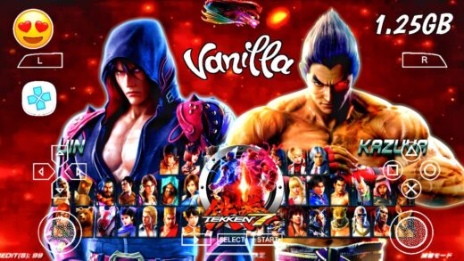 TEKKEN 7 VANILLA PSP ISO HIGHLY COMPRESSED