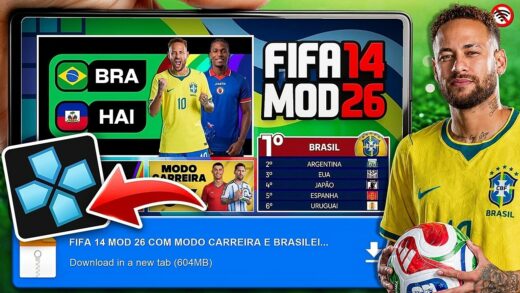 FIFA 14 MOD FC 26 PSP 1