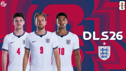 DLS 26 APK MOD ENGLAND WORLD CUP 2026